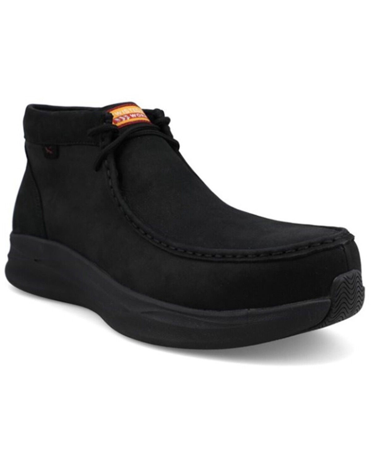 Twisted X Men's Feather X&trade; Moc Work Shoes - Nano Composite Toe, Dark Grey, hi-res