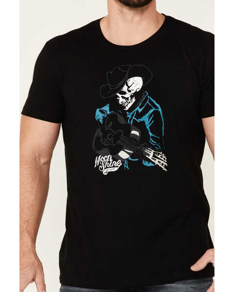 Moonshine Spirit Men's Lonesome Cowboy Graphic T-Shirt , Black, hi-res