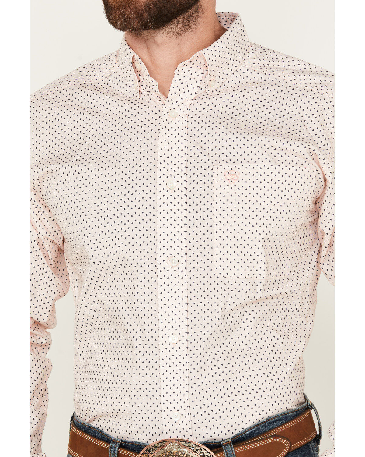 Product Name:  Ariat Men's OZ Print Long Sleeve Button-Down Western Shirt