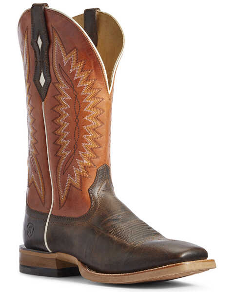 Image #1 - Ariat Men's Record Setter Western Boots - Broad Square Toe, , hi-res