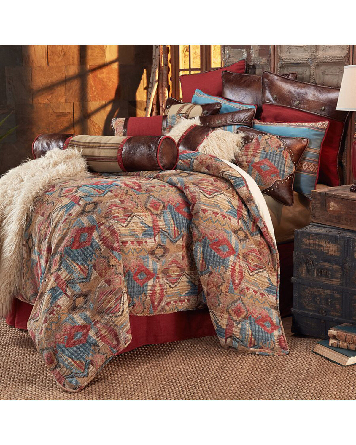 Image #1 - HiEnd Accents Ruidoso Full Comforter Set - 4 Piece, Multi, hi-res
