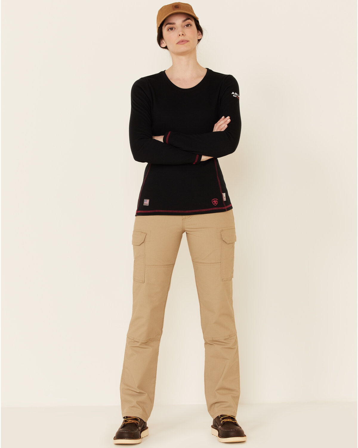 Image #2 - Ariat Women's Flame Resistant Polartec Powerdry Work Shirt, , hi-res