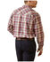 Image #2 - Ariat Men's FR Dillon Retro Plaid Print Long Sleeve Snap Work Shirt, Red, hi-res