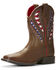 Image #1 - Ariat Youth Boys' VentTEK Quickdraw Patriotic Western Boots - Broad Square Toe, , hi-res