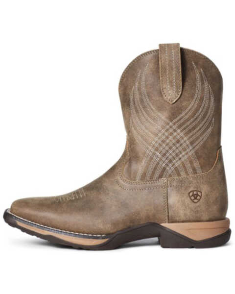 Image #2 - Ariat Boys' Anthem Western Boots - Broad Square Toe, Brown, hi-res