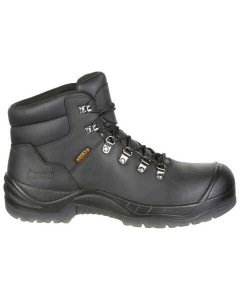 Image #2 - Rocky Men's Worksmart Waterproof 5" Work Boots - Composite Toe, , hi-res