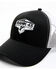 Image #2 - RANK 45® Men's Flag Shield Graphic Mesh-Back Ball Cap, Grey, hi-res