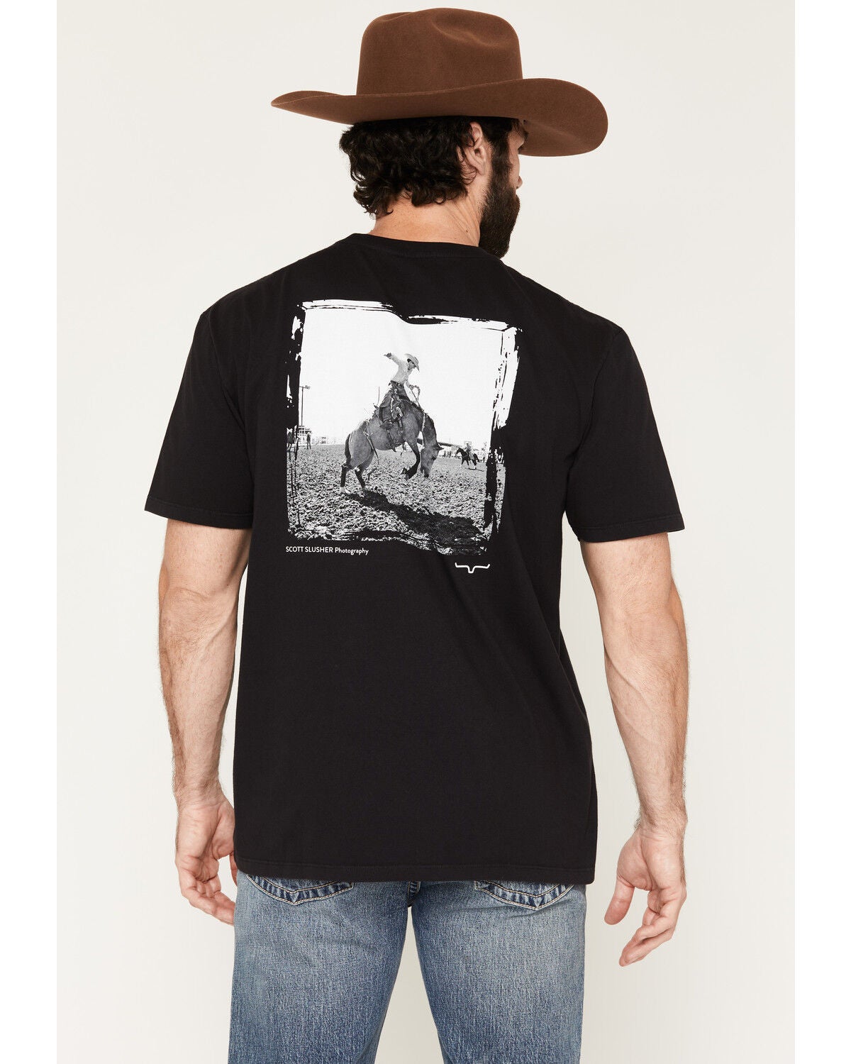 Kimes Ranch Men's Bronc Ride Short Sleeve Graphic T-Shirt, Black, hi-res