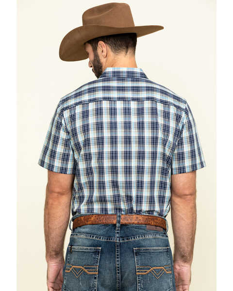 Image #2 - Gibson Men's Honky Tonk Plaid Short Sleeve Western Shirt , , hi-res