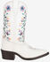 Image #2 - Smoky Mountain Girls' Lacey Western Boots - Round Toe, White, hi-res