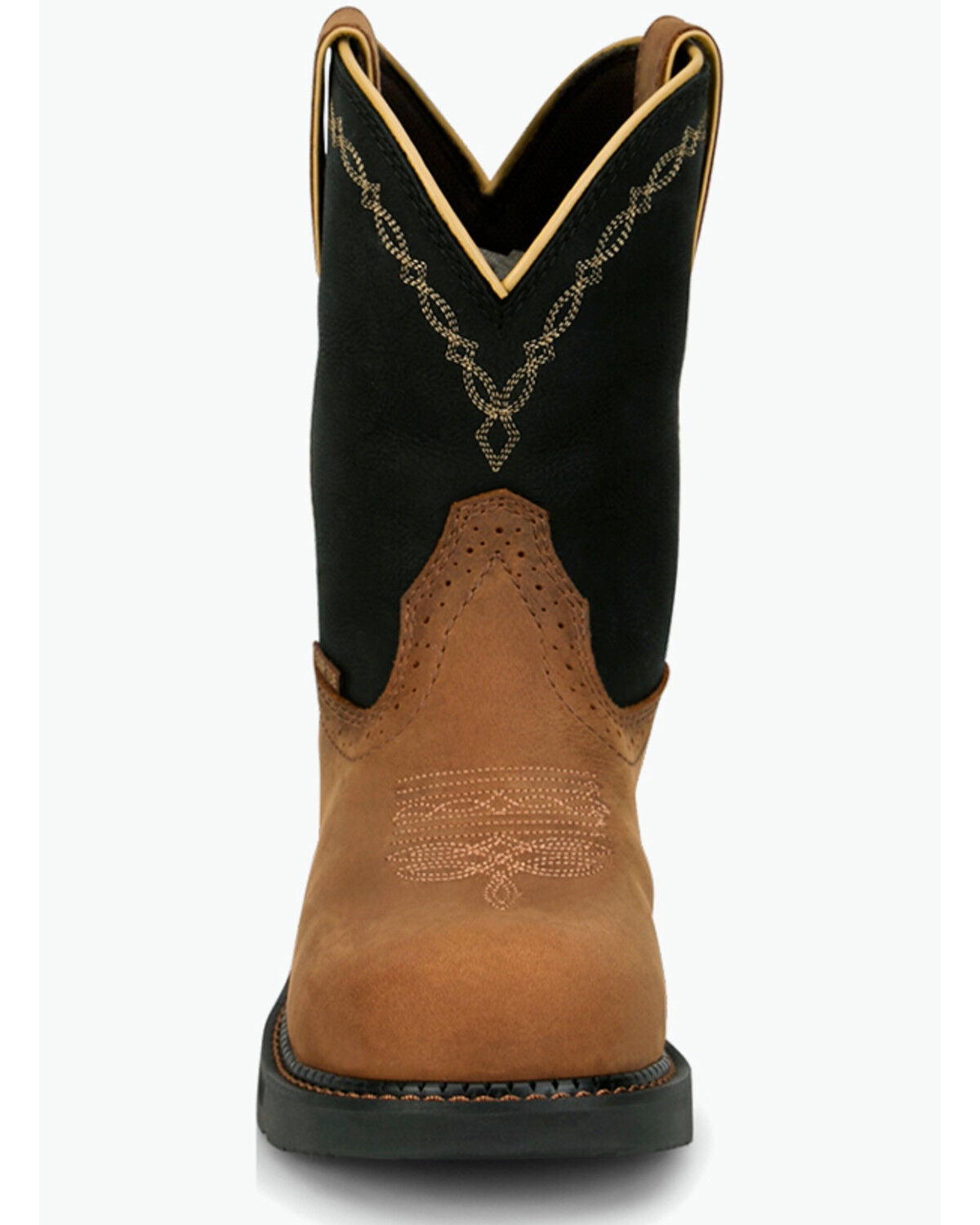 Image #3 - Justin Women's 8" Darby Wellington Work Boots - Nano Composite Toe, Brown, hi-res