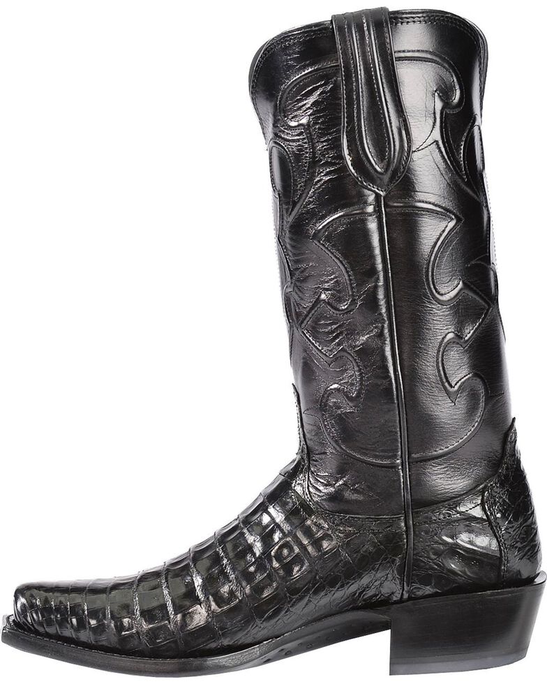 Lucchese Men's Charles John Wayne Crocodile Western Boots | Boot Barn