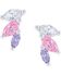 Image #1 - Montana Silversmiths Women's Flared Cluster Wing Earrings, Silver, hi-res