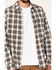 Image #3 - Brothers and Sons Men's Everyday Plaid Long Sleeve Button Down Western Flannel Shirt, Sand, hi-res