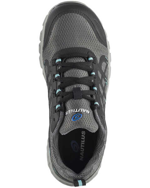Nautilus Women's Stratus Slip Resisting Work Shoes - Composite Toe, Grey, hi-res