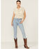 Beyond The Radar Women's Cream Crochet Sleeveless Sweater Top, Cream, hi-res