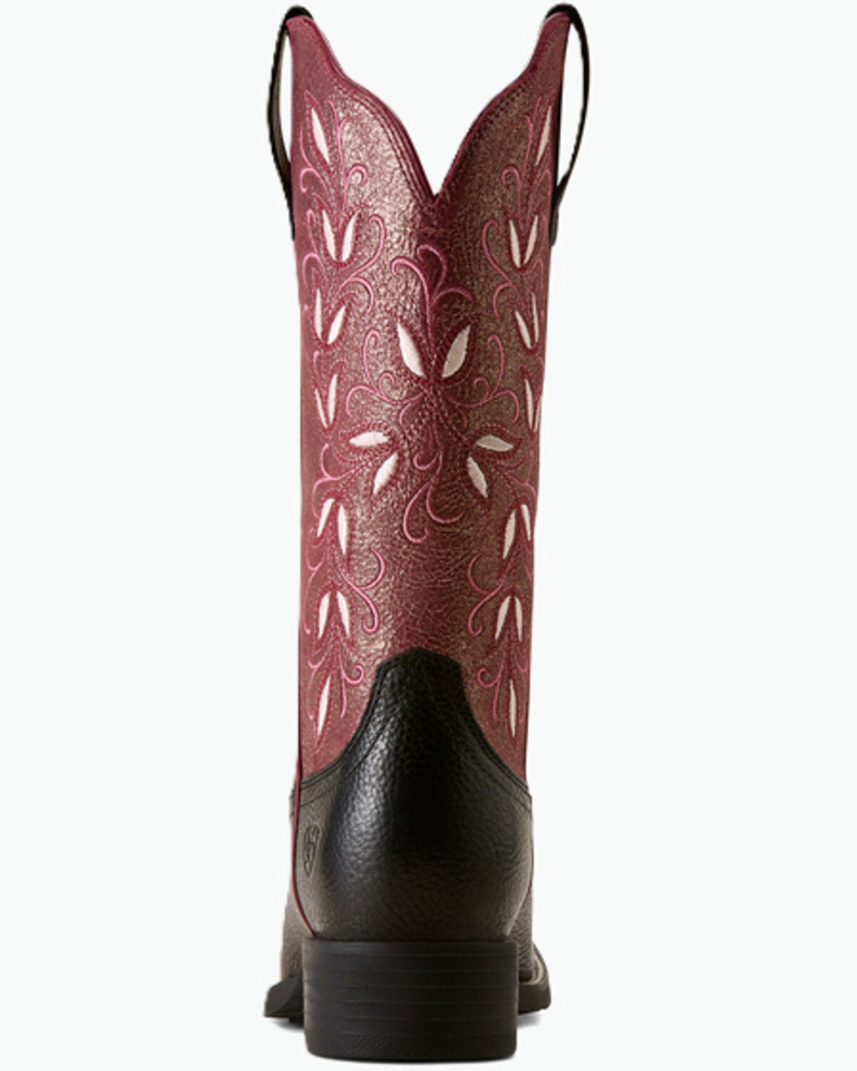 Image #3 - Ariat Women's Round Up Holly Performance Western Boots - Broad Square Toe, Black, hi-res