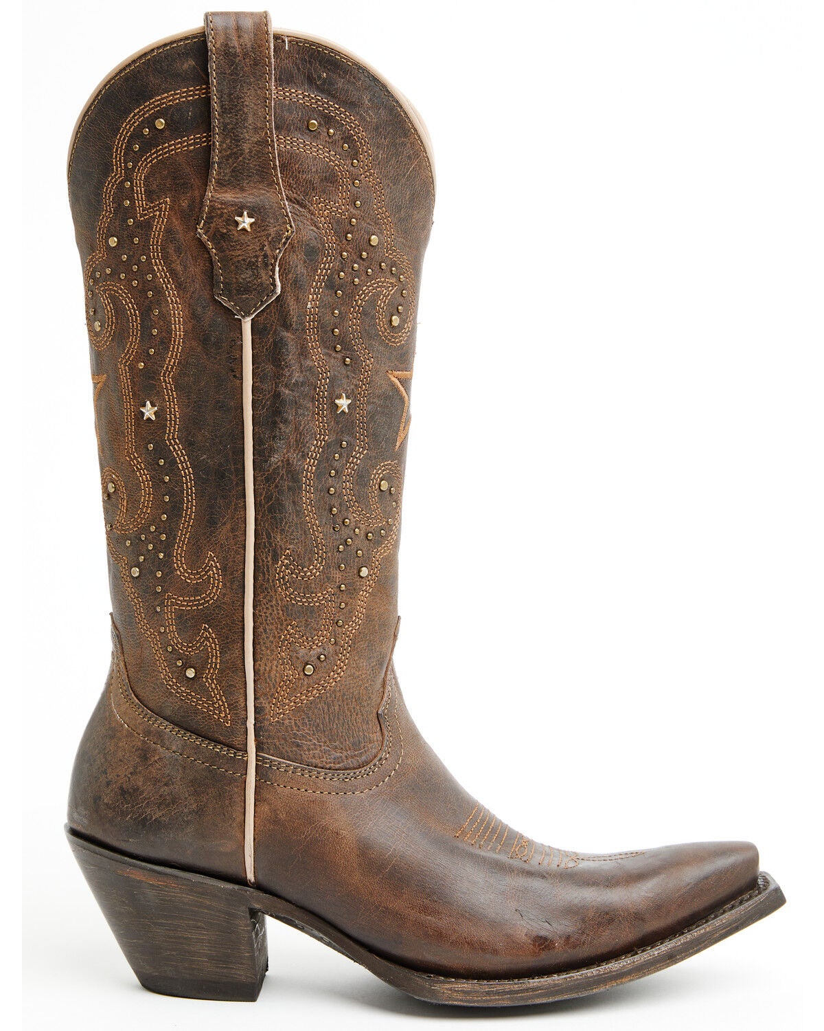 Image #2 - Idyllwind Women's Star Struck Studded Western Boots - Snip Toe, Brown, hi-res