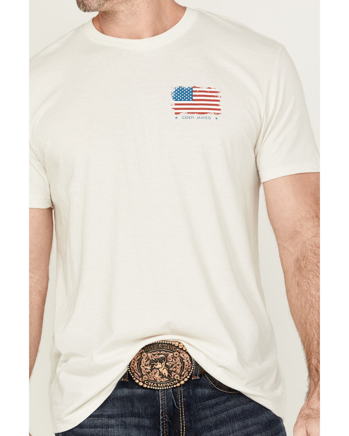 Image #3 - Cody James Men's Justice For All Short Sleeve Graphic T-Shirt, , hi-res