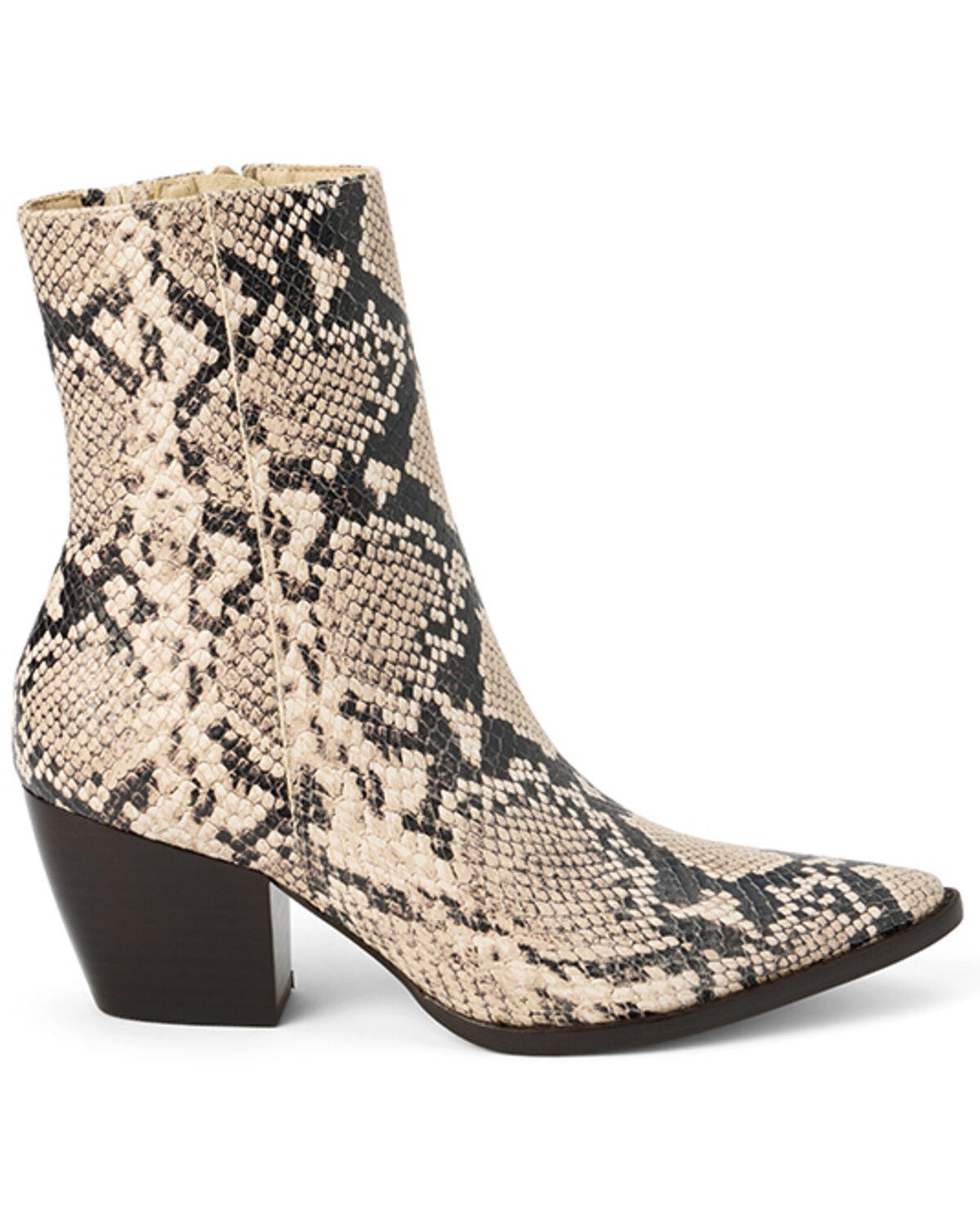 Image #2 - Matisse Women's Caty Snake Print Booties - Round Toe, , hi-res