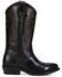 Image #2 - Frye Women's Billy Deco Stitch Western Boots - Round Toe, Black, hi-res
