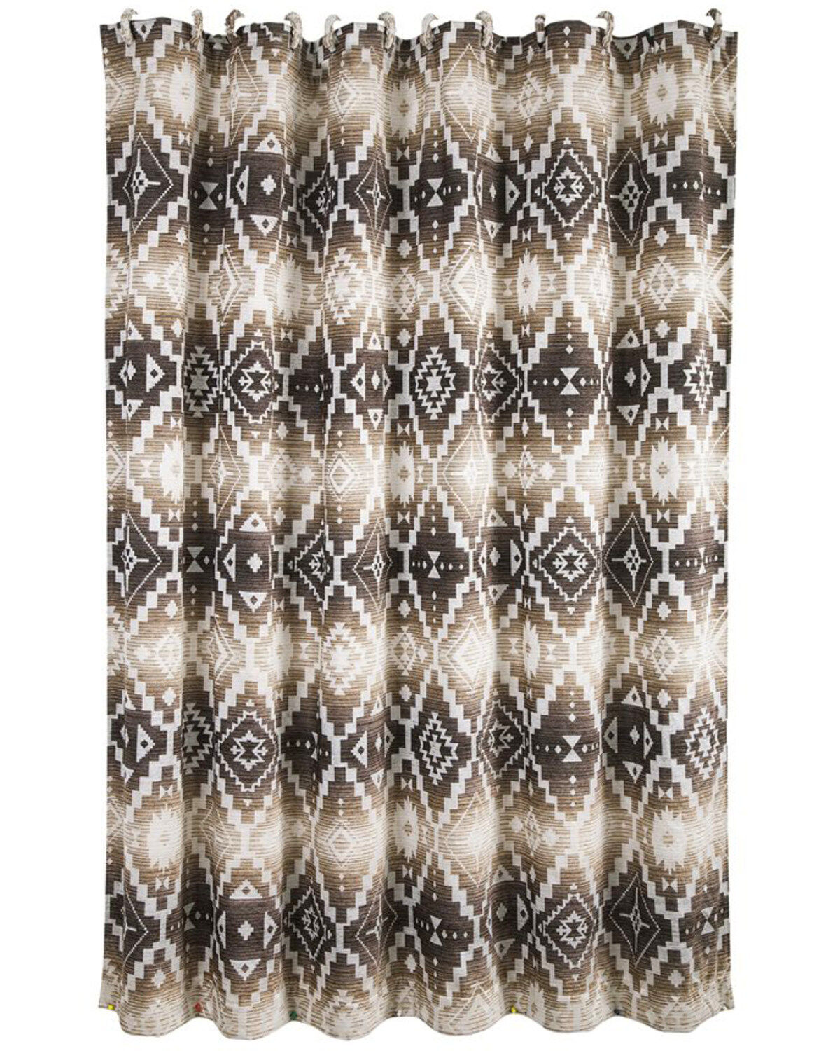 Image #1 - HiEnd Accents Chalet Southwestern Shower Curtain, Multi, hi-res