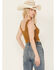 Image #4 - By Together Women's Seamless V Neck Tank Top, Olive, hi-res