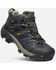 Keen Women's Lansing Mid Lace-Up Work Hiking Boots - Steel Toe , Black, hi-res