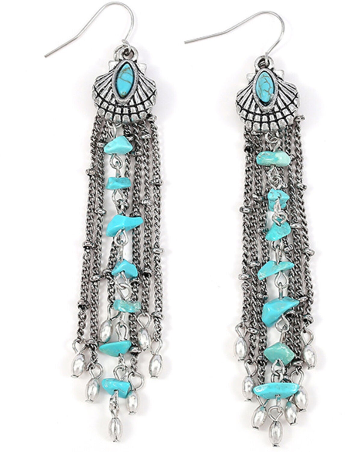 Cowgirl Confetti Women's Vacation Vibes Earrings, Silver, hi-res