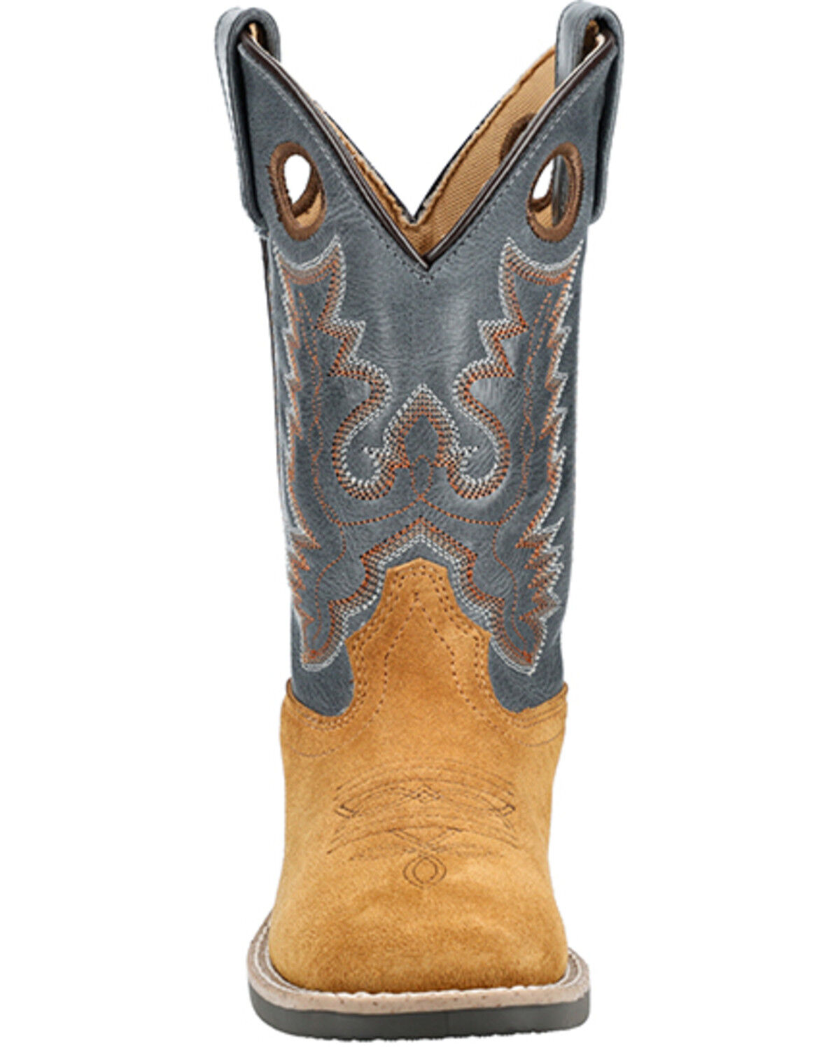 Image #4 - Smoky Mountain Little Boys' Tex Western Boots - Broad Square Toe, Tan, hi-res
