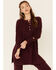 Image #1 - Free People Women's Around The Clock Jogger Sweatpants, Wine, hi-res