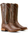 Image #4 - Ariat Men's Futurity Finalist Exotic Caiman Western Boots - Square Toe, Natural, hi-res
