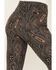 Image #4 - Rock & Roll Denim Women's Paisley Print High Rise Flare Jeans, Black, hi-res