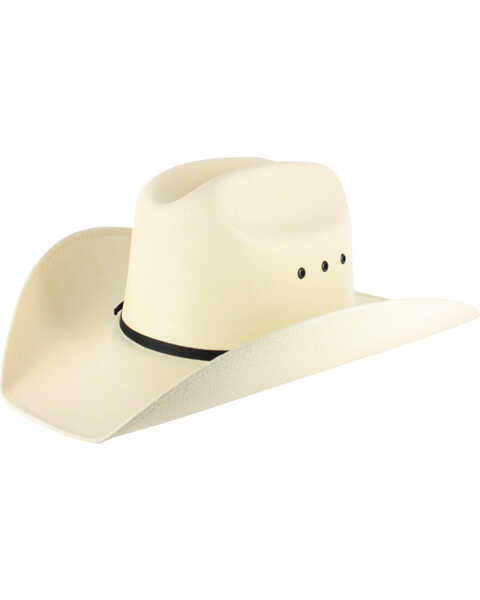 Cody James Kids' Straw Cowboy Hat, Natural, hi-res