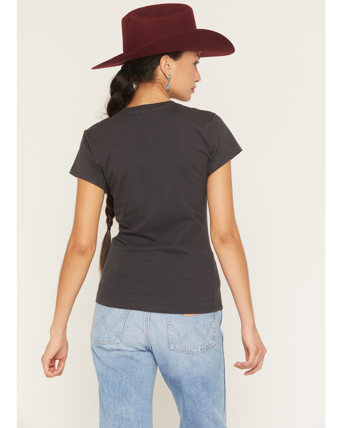 Image #4 - Wrangler X Lainey Wilson Women's Horse Cards Short Sleeve Graphic Tee, Black, hi-res