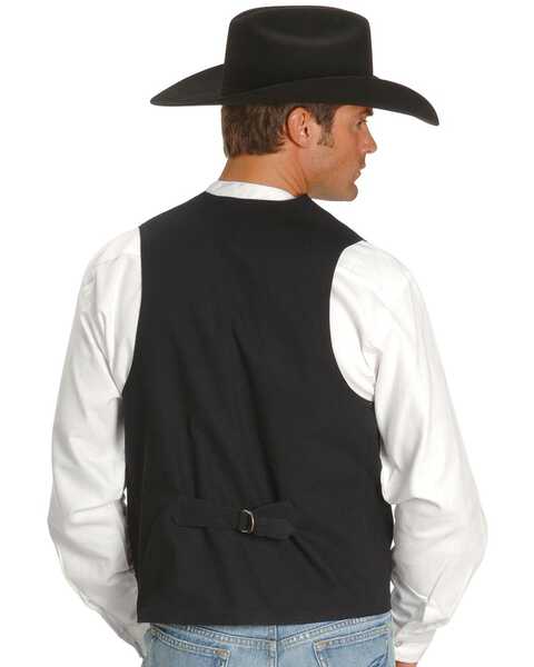 Image #2 - Rangewear by Scully Frontier Canvas Vest, Black, hi-res