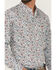Image #3 - Ariat Men's Stiles Paisley Print Fitted Long Sleeve Button-Down Western Shirt, Light Blue, hi-res