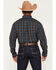 Image #4 - Ariat Men's Pro Series Duff Plaid Print Long Sleeve Button-Down Western Shirt  - Big, Chocolate, hi-res