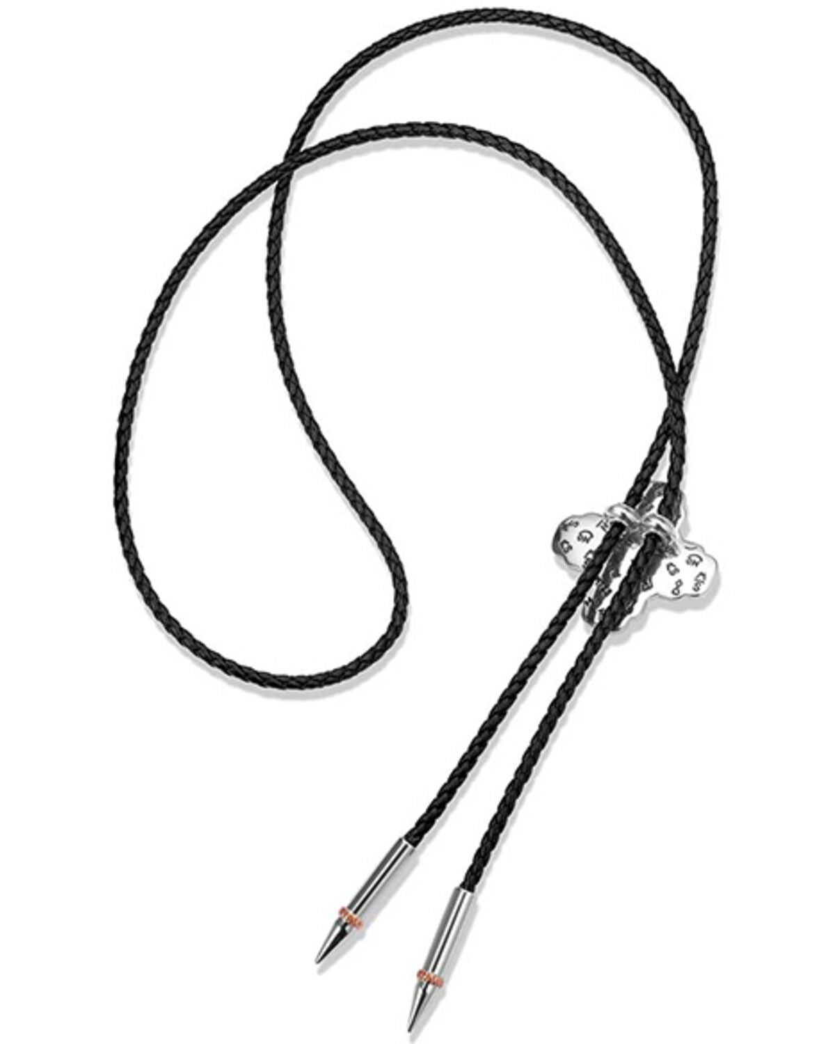 Image #2 - Montana Silversmiths Men's Sun Seeker Bolo Tie, Silver, hi-res