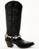 Image #2 - Shyanne Women's Hair-On Leather and Concho Boot Bracelet, White, hi-res