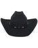 Cody James® Men's Drifter 3X Rider Crown Wool Hat, Black, hi-res