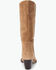 Image #5 - Matisse Women's Edie Mid Calf Suede Western Boots - Round Toe, Brown, hi-res