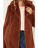 Image #3 - Shyanne Women's Elowen Faux Fur Snap Coat, Brown, hi-res