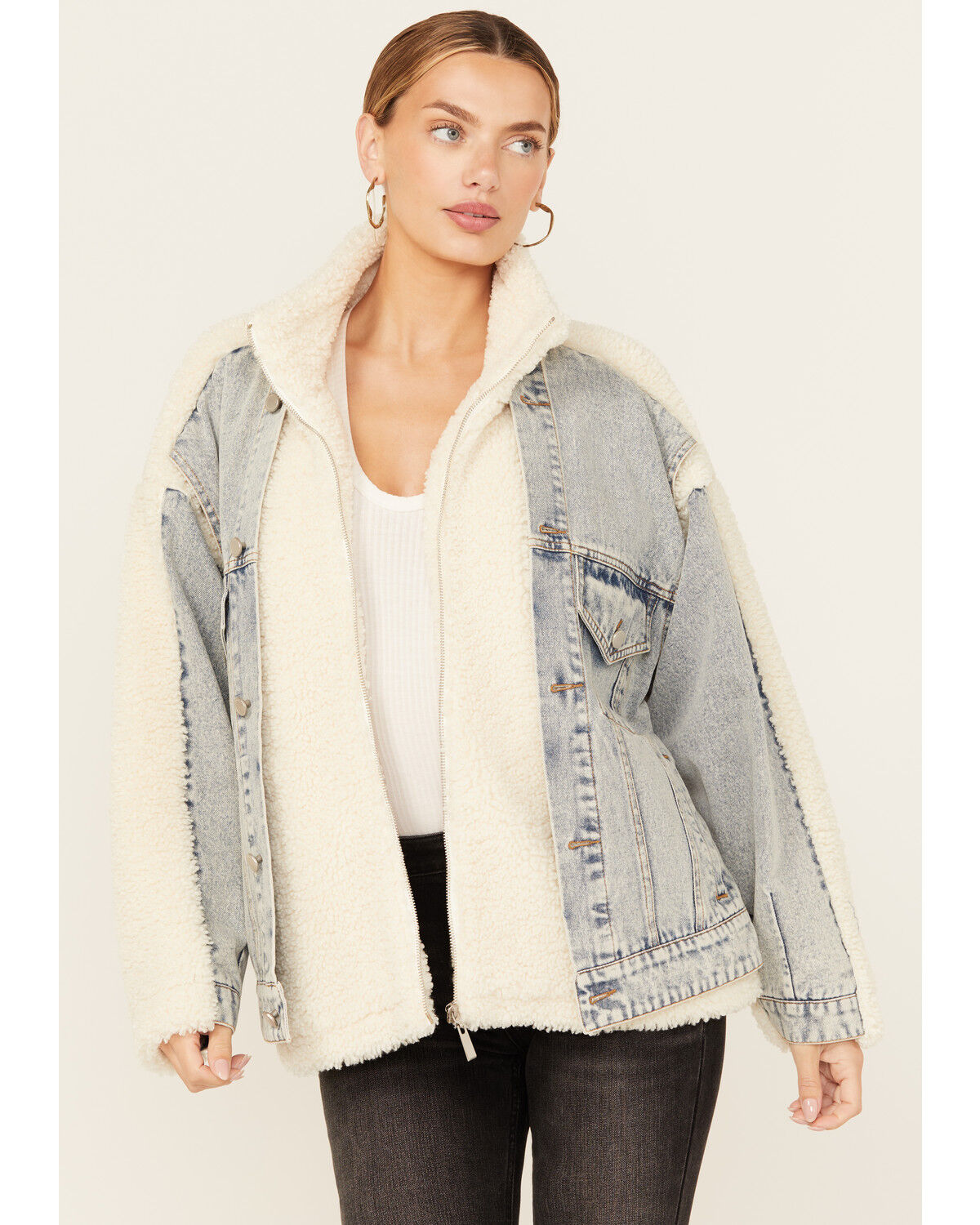 BLANKNYC Women's Candy Land Jacket, Light Wash, hi-res