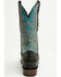 Image #5 - Tanner Mark Men's Caiman Print Western Boots - Broad Square Toe, Black, hi-res