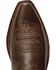 Image #6 - Old West Women's Distressed Leather Western Boots  - Snip Toe, , hi-res