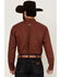 Image #4 - Ariat Men's Pax Geo Print Long Sleeve Button-Down Western Shirt, Burgundy, hi-res