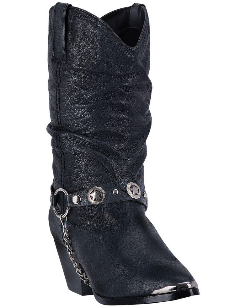 Dingo Women's Bailey Western Boots, Black, hi-res