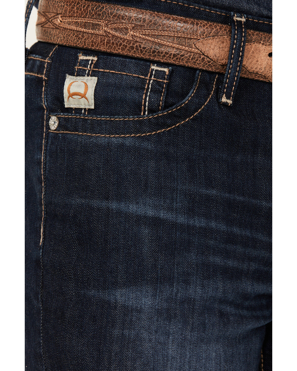 Product Name:  Cinch Men's Ian Dark Rinse Slim Bootcut Performance Stretch Denim Jeans
