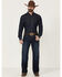 Image #1 - Ariat Men's M4 Sullivan Murphy Dark Wash Relaxed Bootcut Stretch Denim Jeans, Dark Wash, hi-res